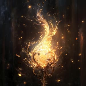 Ember Dreams: Sleep Music with a Fire Ambience - Dreamy Thoughts