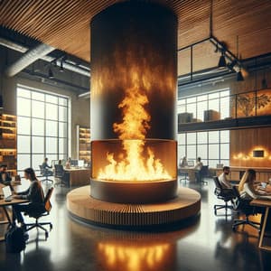 Productive Pyre: Fire Music for Work - The Amnesias