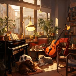 Patitas Y Ritmos Jazz: Serenatas En El Café Lounge Para Mascotas - Café Salón Jazz Chill Out