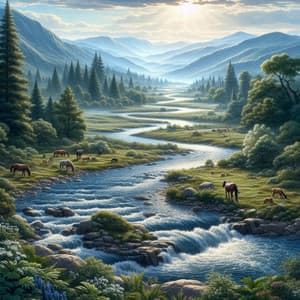 Environmental Noise from Flowing River - Noise and Nature