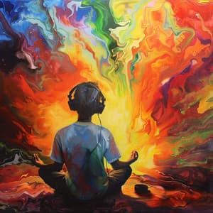 Fire's Meditation Glow: Peaceful Sounds - Ambient Nature Sounds