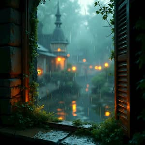 Gentle Rain Echoes: Restful Sleep Forest - Natural Sample Makers