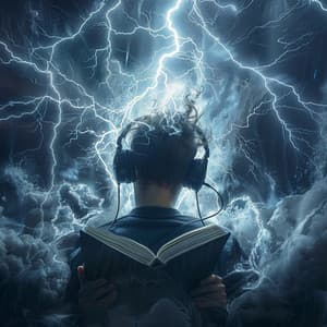 Study Thunder: Music for Work's Rhythmic Focus - A Minute Concentration