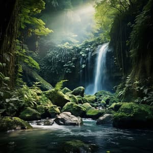 Piano Serenity: Waterfall's Relaxing Echo - Piano Relaxium