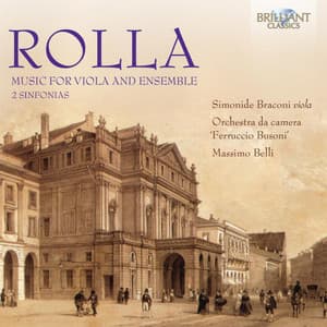 Rolla: Music for Viola and Ensemble 2 Sinfonias - Alessandro Rolla