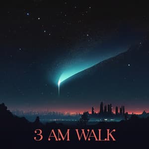 3 AM Walk: Park Bench Meditation, Moonlight Contemplation - Calming Music Sanctuary