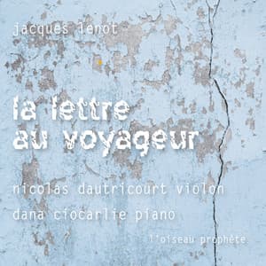 La lettre au voyageur - Jacques Lenot