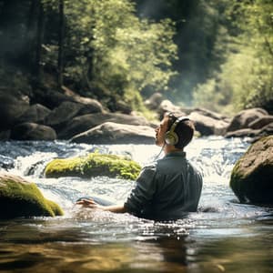 Relaxing Stream: Serene Water Symphony - Stress Relief Helper
