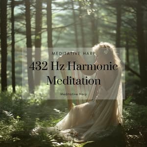 432 Hz Harmonic Meditation: Harp Journey - Meditative Harp