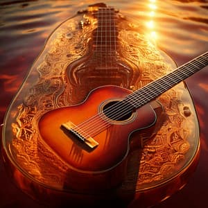 Harmony in Guitar: Reflective Chord Patterns - Royalty Free Music Guitar Melodies
