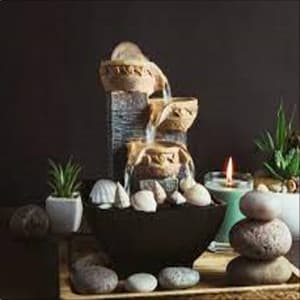 Small Indoor Waterfalls, Rock Gardens, and other Decorative Water Features for Background Sounds - Noise for Absolute Sleep