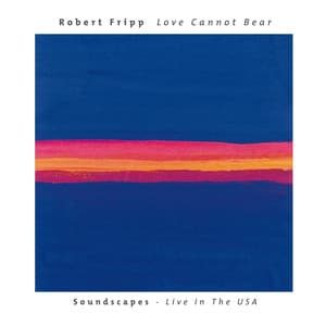 Love Cannot Bear: Soundscapes - Robert Fripp
