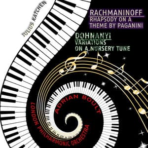 Rachmaninoff: Rhapsody on a Theme by Paganini: Dohnanyi: Variations on a Nursery Tune - Julius Katchen