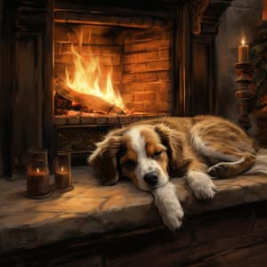 Confort Del Fuego Para Mascotas: Sonidos Cálidos Para Perros Y Gatos - Grabaciones de la naturaleza LBE