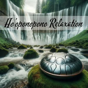 Ho’oponopono Relaxation: Healing Handpan Music with Nature Waterfall - Handpan Meditation Zone