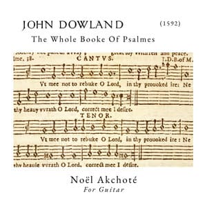 The Whole Booke of Psalmes - John Dowland