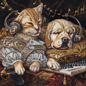 Glamouröses Haustierparadies - Beruhigende Musik für Hunde