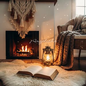 Reading by the Fireplace - Angelithe