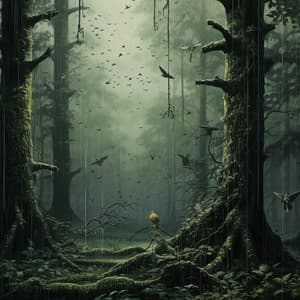 Nature's Rain Meets Forest Chirp - Zen Soothing Sounds of Nature