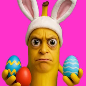 Easter Banana Bunny! | Funny Songs - De Tekentovenaar