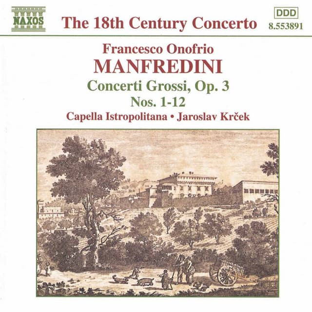 Manfredini: Concerti Grossi Op. 3, Nos. 1-12 - Francesco Onofrio Manfredini