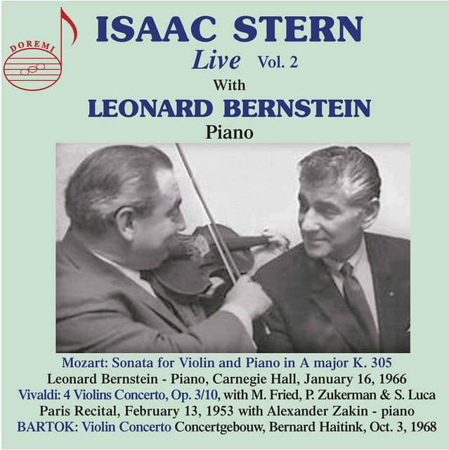 Isaac Stern Live, Vol. 2 - Isaac Stern