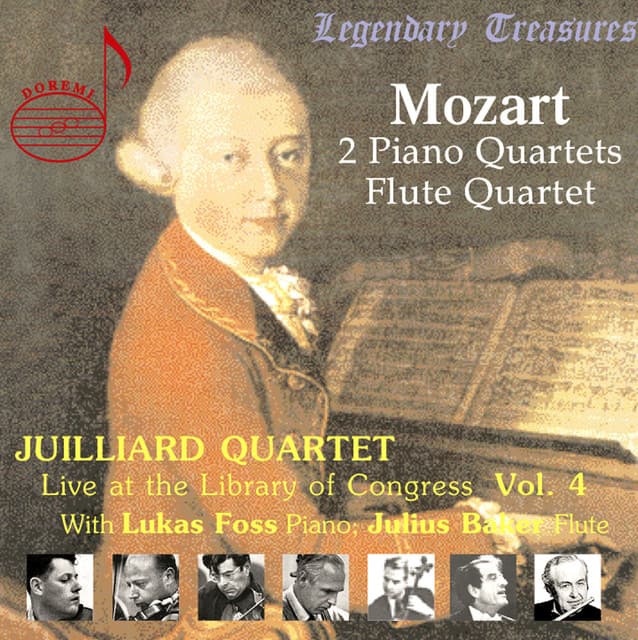 Juilliard Quartet, Vol. 4: Live at Library of Congress – Mozart Quartets - Wolfgang Amadeus Mozart