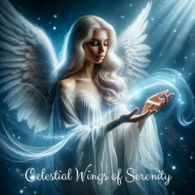 Celestial Wings of Serenity: Angelic Frequencies, Choirs of the Cosmos - Spiritual Healing Music Universe