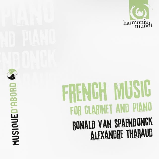French Music for Clarinet and Piano - Ronald Van Spaendonck