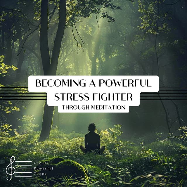 Becoming a Powerful Stress Fighter Through Meditation - 432 Hz Powerful Tones