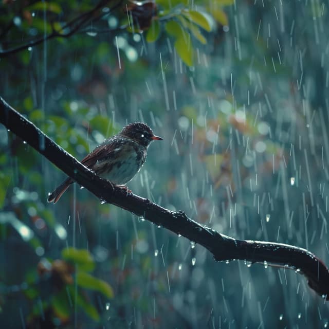 Relaxing Binaural Nature Sounds: Birds and Rain Harmony - Rivoletto