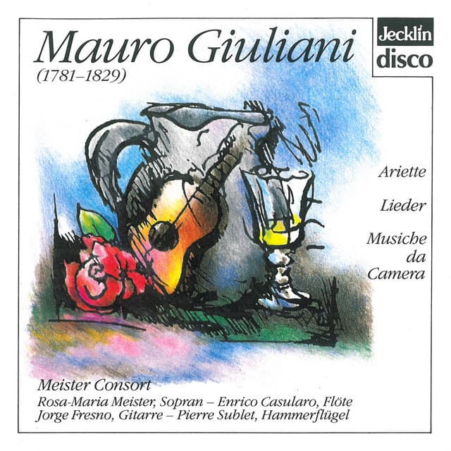 Mauro Giuliani: Ariette, Lieder & Musiche da camera - Mauro Giuliani