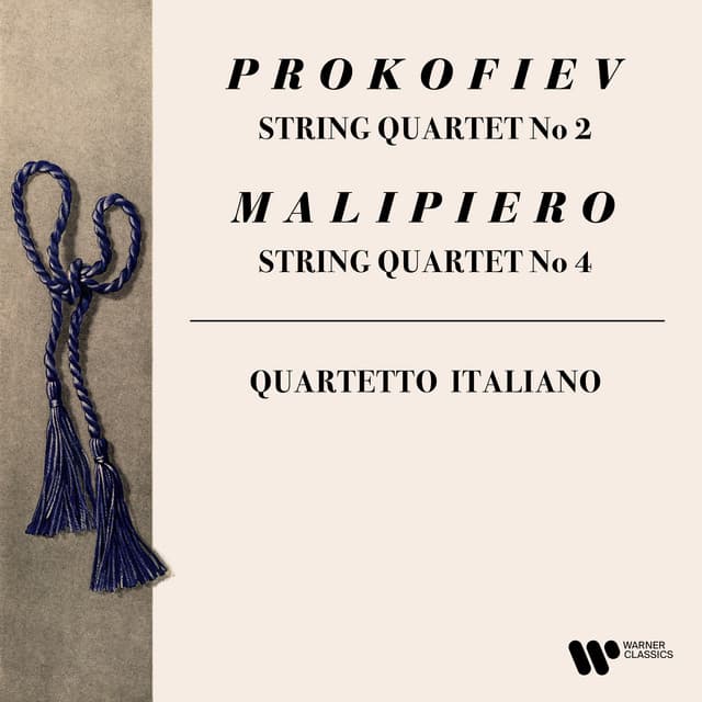 Prokofiev: String Quartet No. 2, Op. 92 - Malipiero: String Quartet No. 4 - Quartetto Italiano