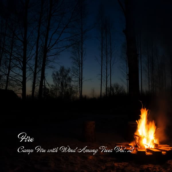Fire: Camp Fire with Wind Among Trees Vol. 2 - Natures Acoustics