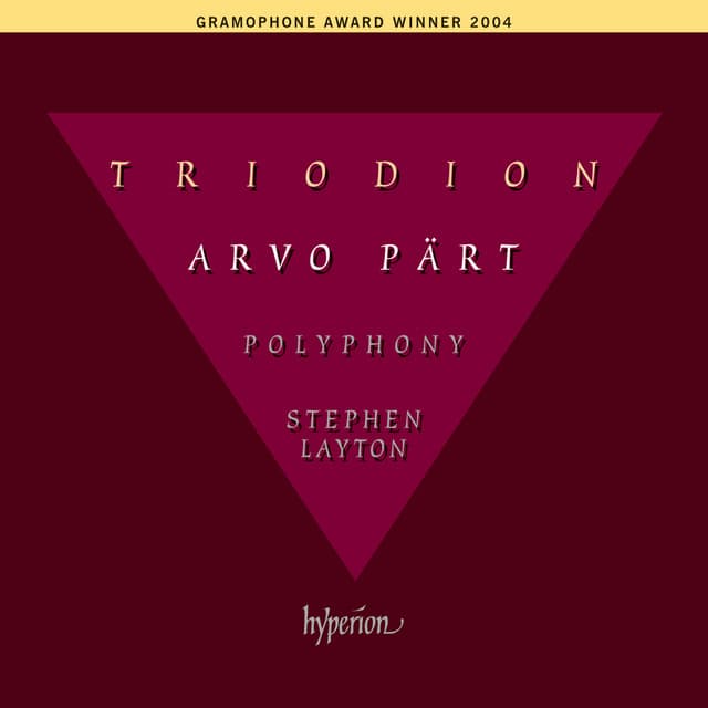 Pärt: Triodion & Other Choral Works - Arvo Pärt