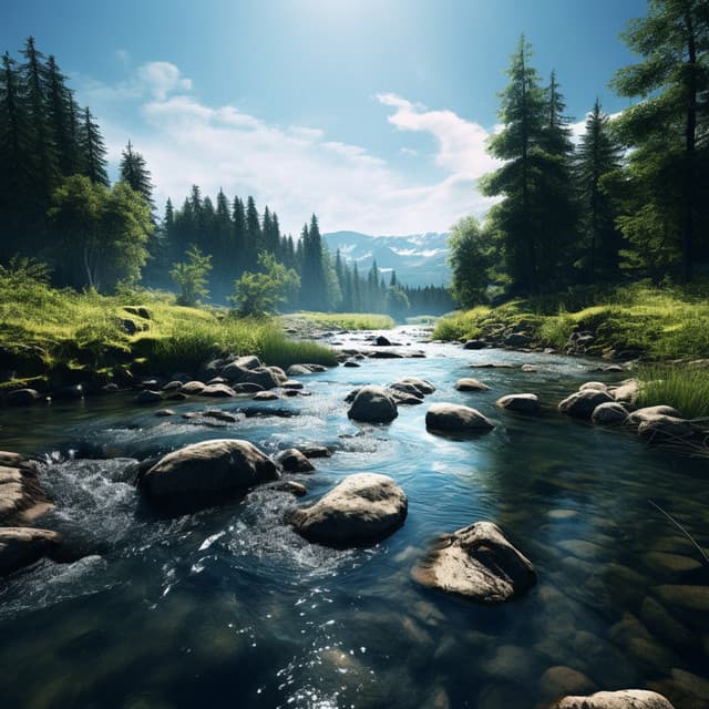 River Focus: Concentration with Nature's Sound - Música Instrumental Maestro