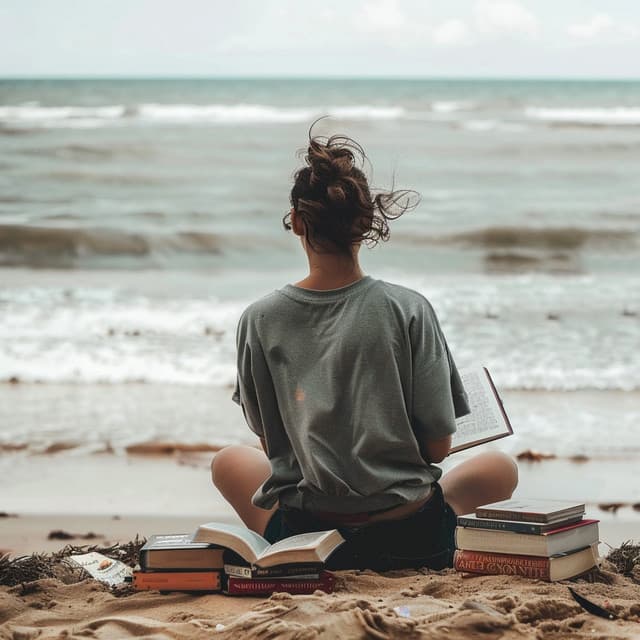 Estudiando Junto Al Océano: Sonidos Ambientales Relajantes - Lista de reproducción para relajarse temprano en la mañana