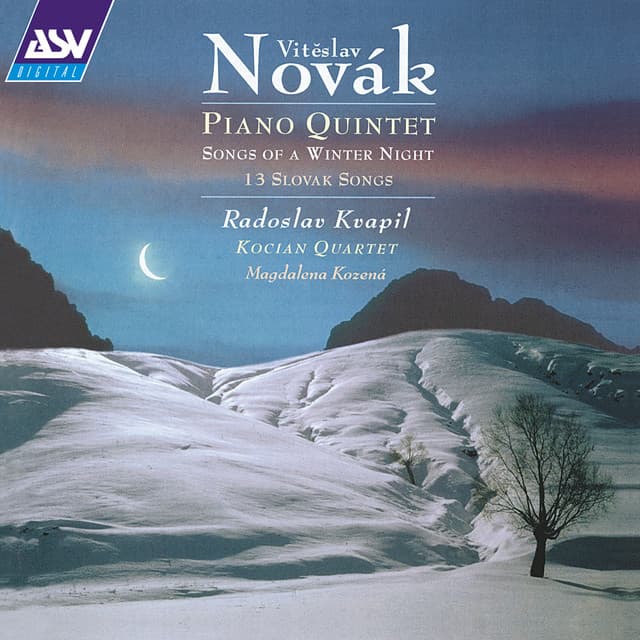 Novák: Piano Quintet; Songs of a Winter Night; 13 Slovak Songs - Vítězslav Novák