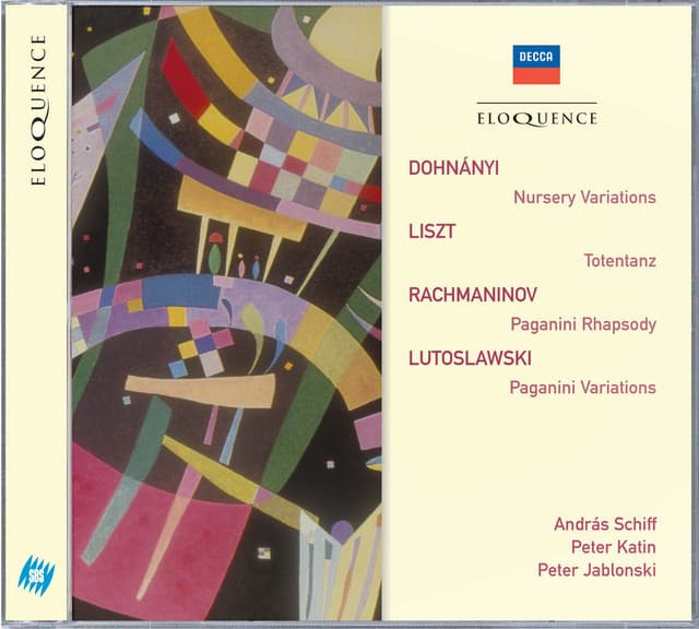 Dohnanyi: Nursery Variations; Liszt: Totentanz; Rachmaninov: Paganini Rhapsody - Ernst von Dohnányi