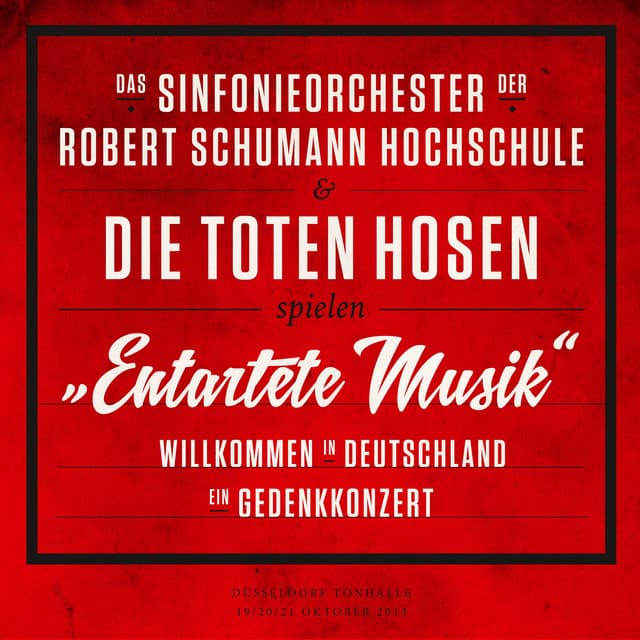 "Entartete Musik" Willkommen in Deutschland - ein Gedenkkonzert - Das Sinfonieorchester der Robert Schumann Schule