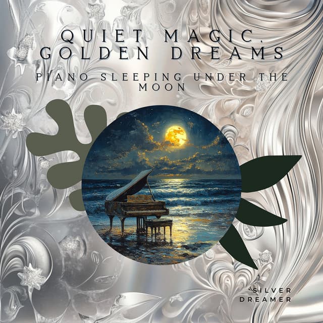 Quiet Magic, Golden Dreams: Piano Sleeping Under the Moon - Silver Dreamer