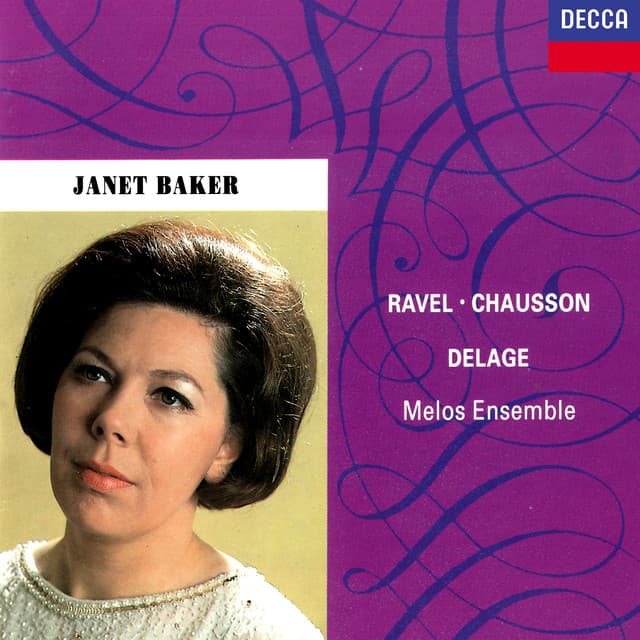 French Songs by Ravel, Chausson & Delage - Janet Baker