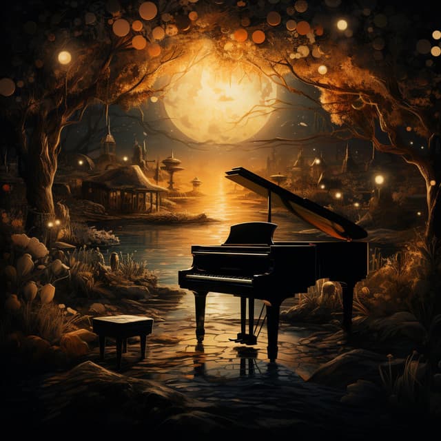 Paisaje De Sueños Armónicos: Relajación De Jazz En Piano - Relajante Jazz Instrumental Café