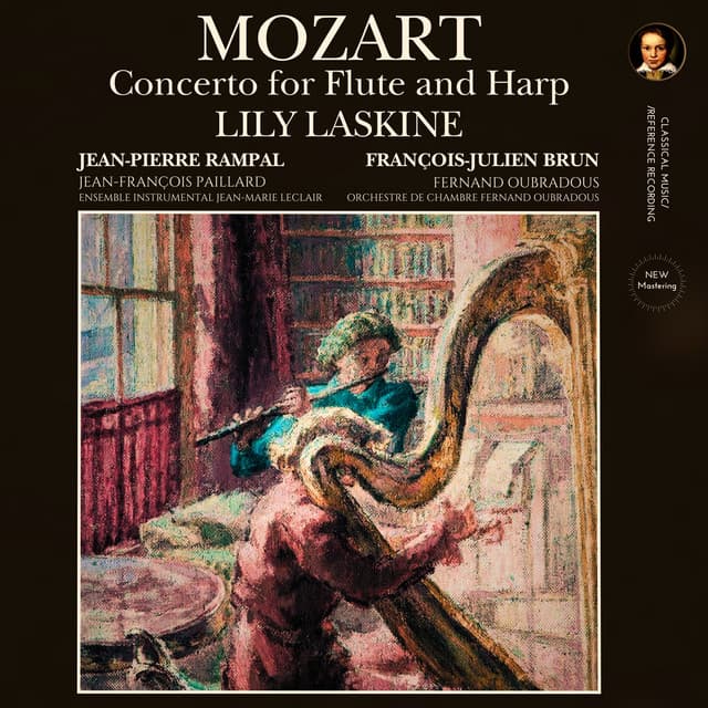 Mozart: Concerto for Flute and Harp by Lily Laskine - Wolfgang Amadeus Mozart