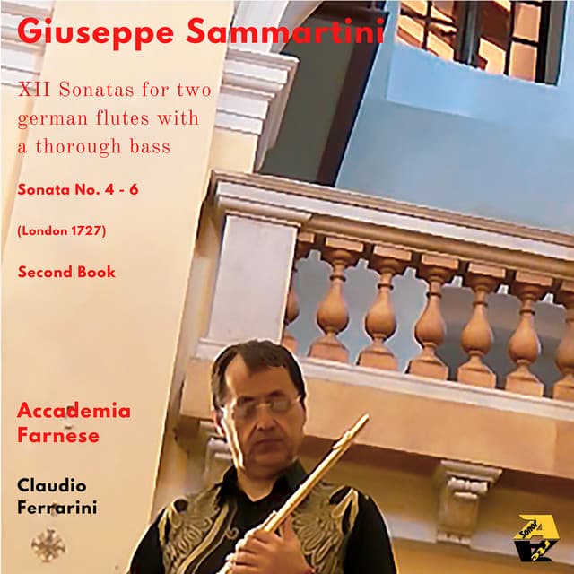 Giuseppe Sammartini: XII Sonatas for two german flutes or violins with a thorough bass, Sonatas No. 4 - 6. Second Book - Giuseppe Sammartini