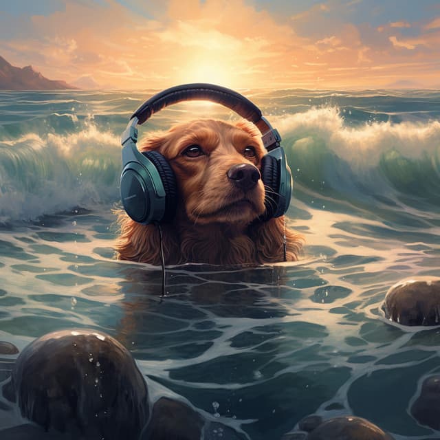 Ocean Woofs: Dog's Blissful Haven - Calming for Dogs