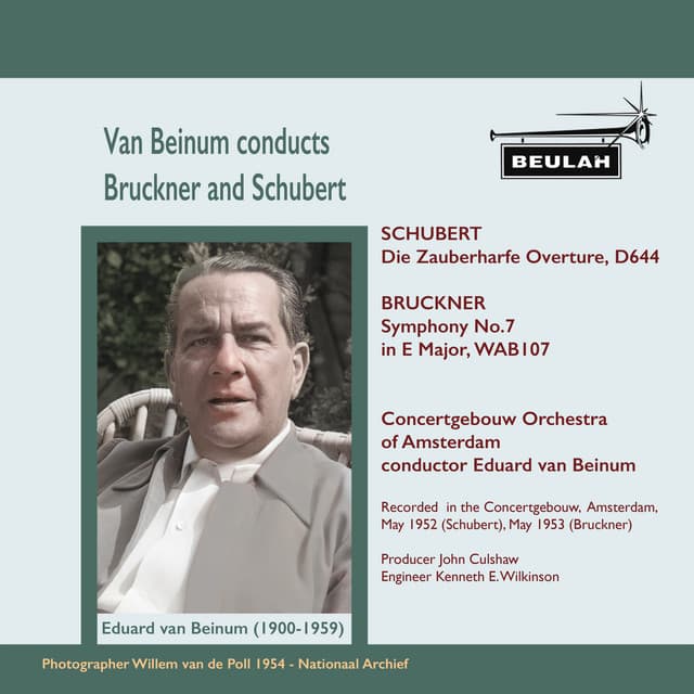 Van Beinum Conducts Bruckner and Schubert - Anton Bruckner