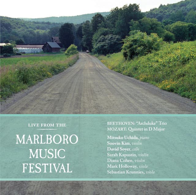 Live from the Marlboro Music Festival - Mozart, Beethoven, Schubert - Mitsuko Uchida