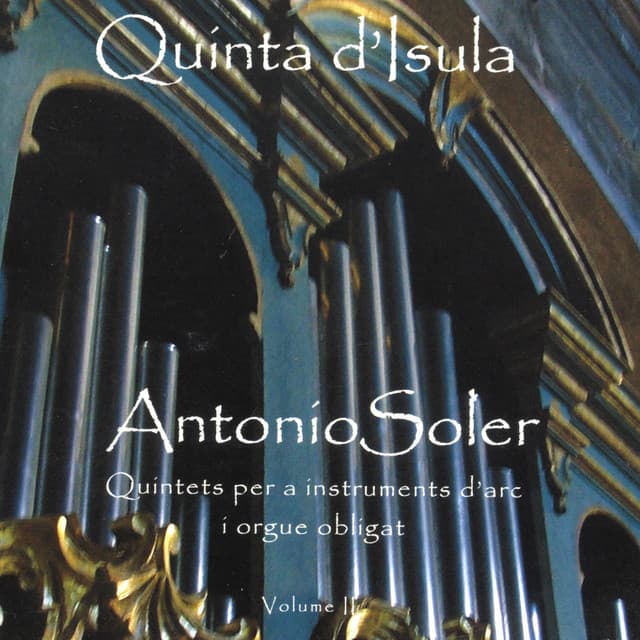 Quintets per a instrumets d'arc i orgue obligat, Vol. 2 - Antonio Soler