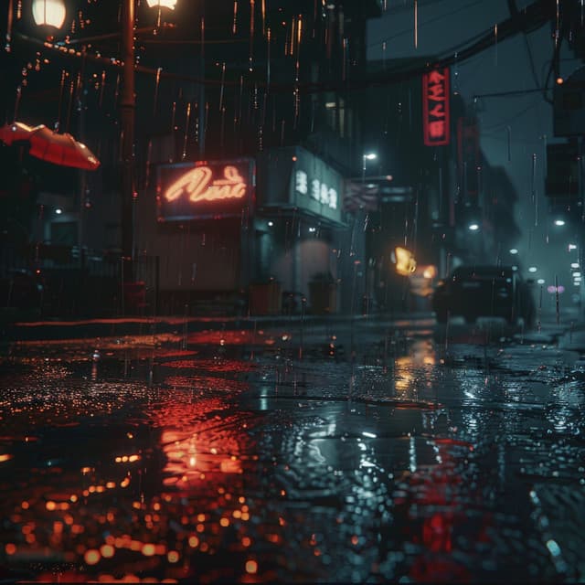 Restful Night with Soothing Sounds of Chill Rain - Sleepy Skies